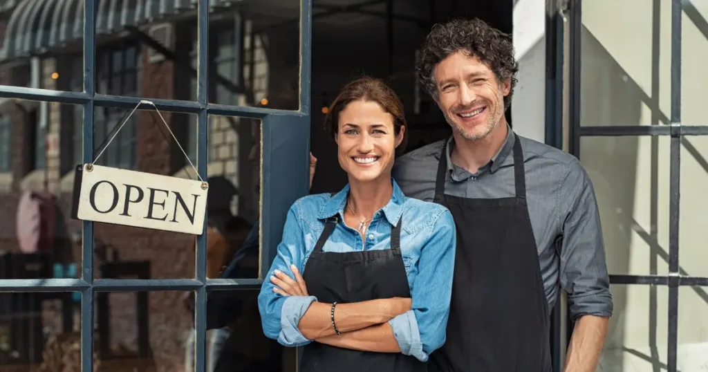 first-time franchise owners preparing to open a local service business